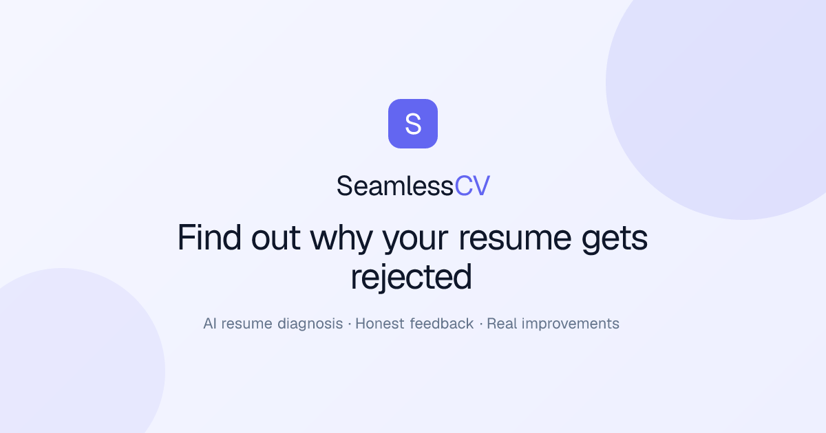 SeamlessCV — official preview image